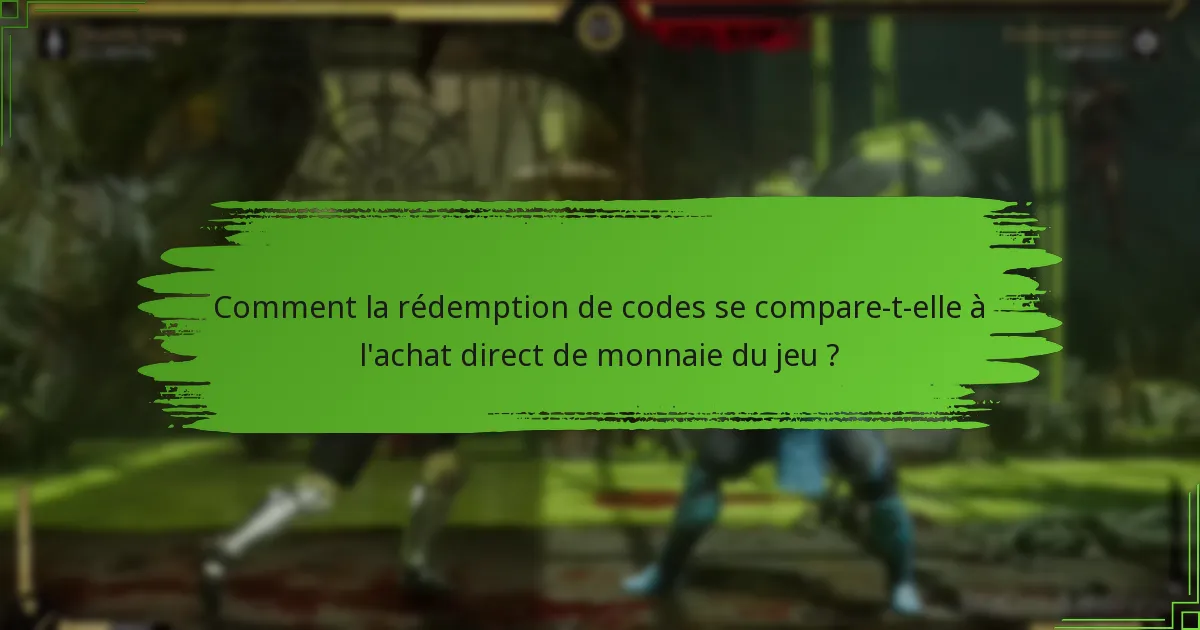 Quels types de codes sont disponibles pour Mortal Kombat 11 ?
